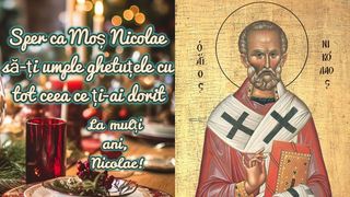 Ce nume se sărbătoresc de Sf. Nicolae? Spune-le „La mulți ani”!