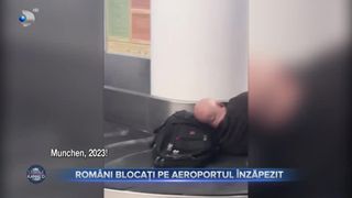 VIDEO - Zboruri paralizate în Germania din cauza viscolului. Unii pasageri au dormit pe banda de bagaje