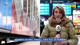 VIDEO- Moment istoric, primul tren electric &icirc;n Rom&acirc;nia. Pe ce rută va circula?