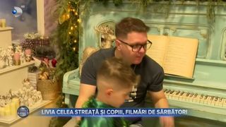 VIDEO- Livia Celea Streață a filmat alături de copiii săi. Artista lansează un colaj cu melodii de Crăciun
