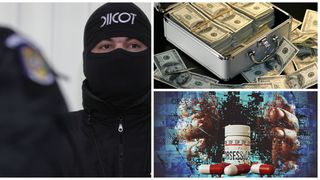 Scene ireale la  descinderile DIICOT Iași! Un traficant de droguri  a aruncat pe geam o geantă în care se aflau 130.000 de euro, iar altul a vrut să arunce în toaletă drogurile