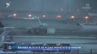 VIDEO - Blocați în aeroportul din Munchen din cauza ploii înghețate. Pasagerii sunt în culmea disperării