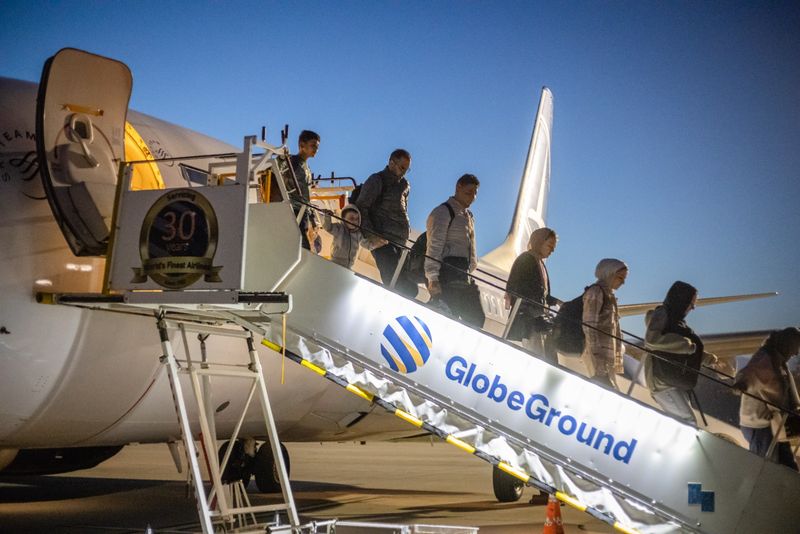 români evacuați  Fâșia Gaza