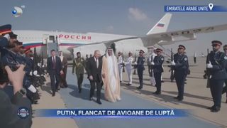 VIDEO - Putin, flancat de avioane de luptă în turneul arab