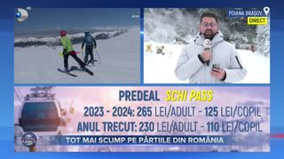 VIDEO- Tot mai scump pe pârtiile din România. Cât costă să schiezi în stațiunile montane din țară?