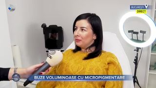 VIDEO- Buze voluminoase cu micropigmentare. Procedura creează un aspect natural și nu  este dureroasă