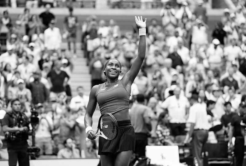 coco gauff pe teren