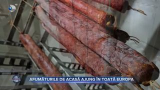 VIDEO - Afumăturile de acasă ajung în toată Europa.  Pofticioșii trebuie să scoată aproximativ 500 de lei din buzunare