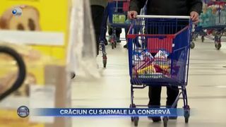 VIDEO- Crăciun cu sarmale la conservă. Unii români nu își permit nici măcar strictul necesar