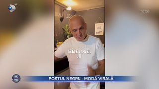 VIDEO- Postul negru a devenit o modă virală. Damian Drăghici povestește experiența personală cu noua dietă