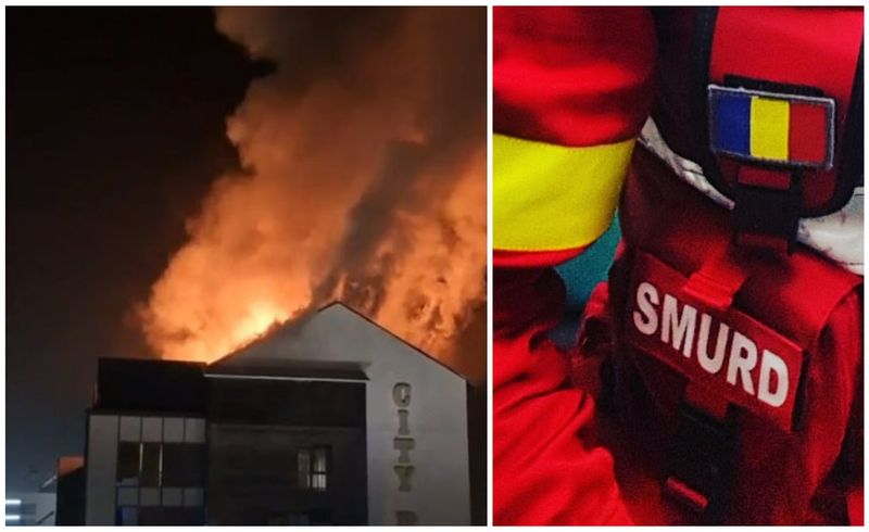 Incendiu hotel Ploiești