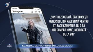 VIDEO- Scandal de proporții &icirc;n lumea modei. Un brand celebru este acuzat că &icirc;și vinde produsele, folosindu-se de tragedia din Palestina