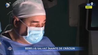 VIDEO- Bebeluș salvat &icirc;nainte de Crăciun. Fetița de 5 luni cu tumoră cerebrală va petrece sărbătorile &icirc;n s&acirc;nul familiei