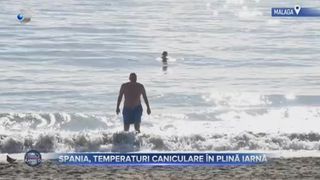VIDEO- Record de temperatură &icirc;n Spania! Temperaturi caniculare &icirc;n plină iarnă