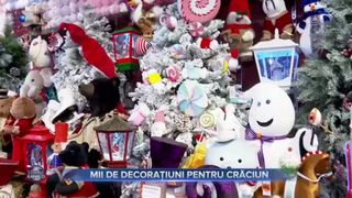 VIDEO- Mii de decorațiuni pentru Crăciun. Ormanetele sunt promovate pe TikTok de către comercianți