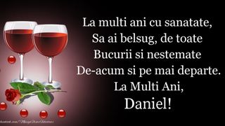 mesaj la multi ani de sfantul daniel 2023