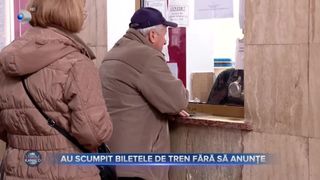 VIDEO- Au scumpit biletele de tren fără să anunțe. Rom&acirc;nii sunt revoltați