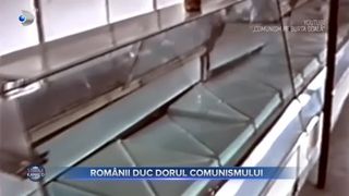 VIDEO - Rom&acirc;nii duc dorul comunismului. Chiar dacă nu exista o gamă vastă de produse, oamenii spun că măcar aveau bani