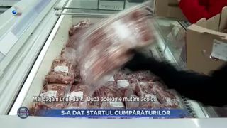 VIDEO - Haos în supermarketuri cu 10 zile înainte de Crăciun. Oamenii se înghesuie la cumpărături