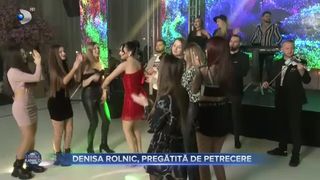 VIDEO - Denisa Rolnic, pregătită de petrecere. Artista a pregătit o colaborare cu Lucian Sereș