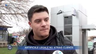 VIDEO- Artificiile legale nu atrag clienții, din diferite motive. Oamenii sunt &icirc;nc&acirc;ntați de produsele care fac senzație pe cer