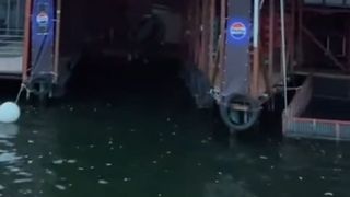 Taverna Racilor din Snagov a fost cuprinsă de flăcări