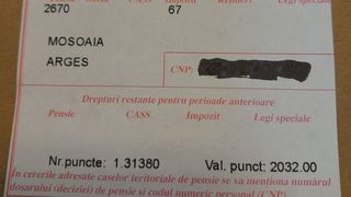 cupon de pensii majorat 