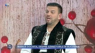 VIDEO - Marius Dochița, despre sărbătorile &icirc;n Bucovina. Artistul a pregătit un colind despre această perioadă