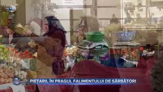 VIDEO - Comercianții din piețe, fără profit înainte de Crăciun