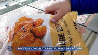 VIDEO - Alimentele congelate, pe listă pentru masa de Crăciun. Românii spun că noua inițiativă este mai ieftină și mai rapidă