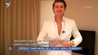 VIDEO - &bdquo;Tăticul&rdquo; parfumurilor a testat aerul rom&acirc;nesc. Jeremy Fragrance, prezent la București