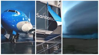 VIDEO. Avion Boeing 737 luat pe sus de vânt pe aeroport. Tornada a făcut ravagii în Buenos Aires