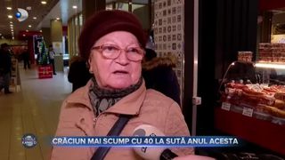 VIDEO - Crăciun mai scump cu 40% față de anii trecuți. Prețurile ridicate &icirc;i copleșesc pe rom&acirc;ni