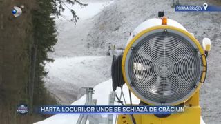 VIDEO - Harta p&acirc;rtiilor din țară/ De Crăciun, turiștii pot schia &icirc;n mai multe zone