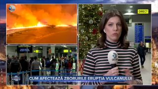 VIDEO - Cum afectează zborurile erupția vulcanică. Anunțul Guvernului Reykjavík