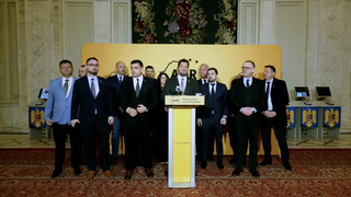 Parlamentarii AUR au protestat &icirc;n Parlament