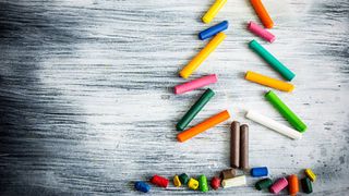 brad de craciun facut din creta