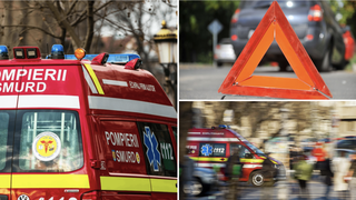 Supraviețuire miraculoasă &icirc;nainte de Crăciun. Un conducător auto a scăpat cu viață, după ce a intrat cu mașina &icirc;ntr-un parapet