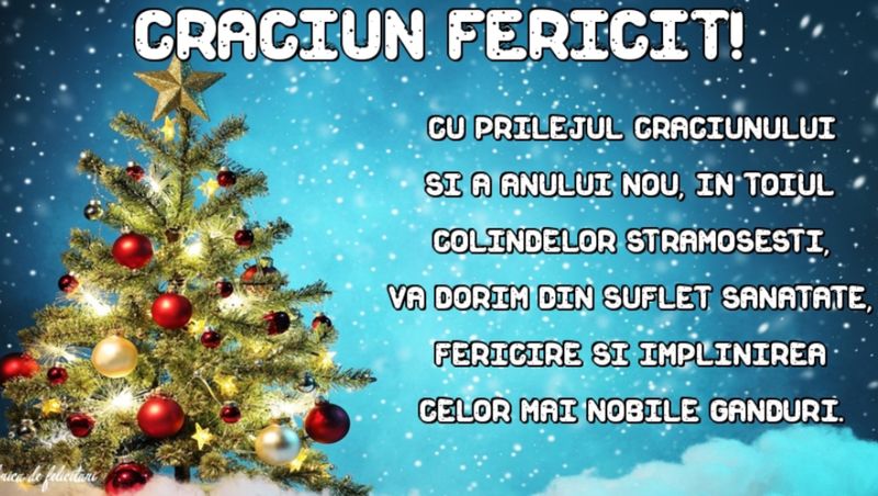 felicitare de craciun craciun fericit
