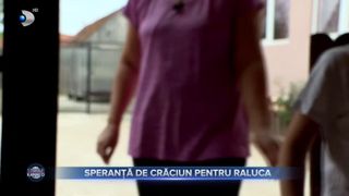 VIDEO - Speranță de Crăciun pentru Raluca. De la Moș Crăciun &icirc;și dorește doar sănătate