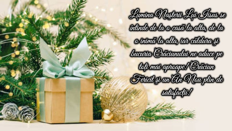Urări de Crăciun 2023: Mesaje frumoase cu Crăciun Fericit și un An Nou cu bucurii