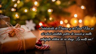 Urări de Crăciun 2023: Mesaje frumoase cu Crăciun Fericit și un An Nou cu bucurii