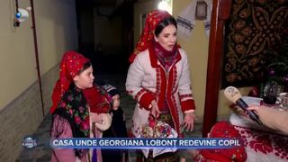 VIDEO- Gustul și mirosul Crăciunului autentic, acasă la Georgiana Lobonț. Artista se bucură sărbători de poveste alături de familie