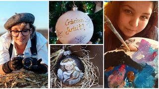 Exclusiv! Globurile pictate manual, un cadou special pentru Crăciun. Cât costă astfel de decorațiuni?