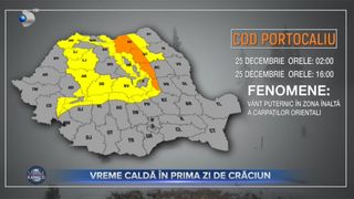 VIDEO- Vreme caldă în prima zi de Crăciun. Maximele  zilei vor atinge și 20 de grade