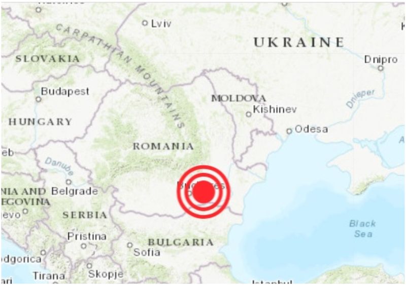 Cutremur chiar lângă București, în Muntenia