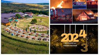 Cât au plătit turiștii să petreacă Revelionul la Ferma Dacilor? Incendiul a mistuit pensiunea într-o clipă
