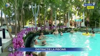 VIDEO- Românii au ales să petreacă a doua zi de Crăciun la piscină. DIstracția a fost pe măsură