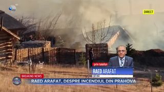 VIDEO- Raed Arafat, despre incendiul din Prahova: "A fost declanșat planul roșu de intervenție. Situația este sub control"