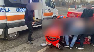 Doi copii mici, spulberați de o mașină